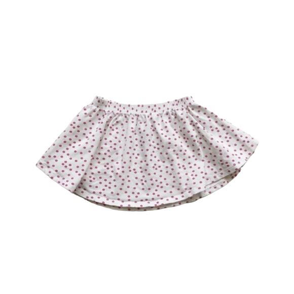 June & January Raspberry Dot Twirl Skirt - Picture 1 of 5